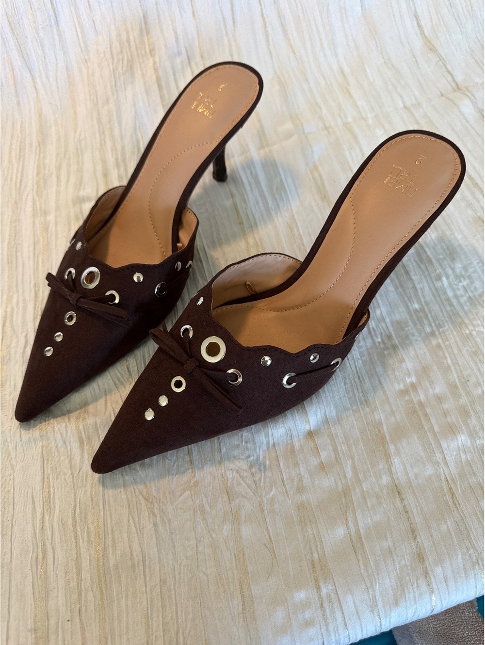 Brown Time and Tru mules